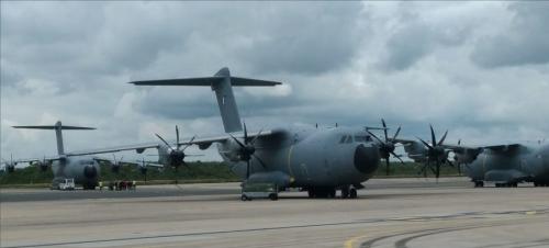 A400M sur le parking